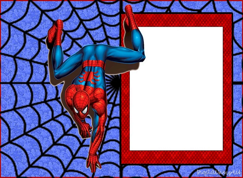 Рамка человек паук