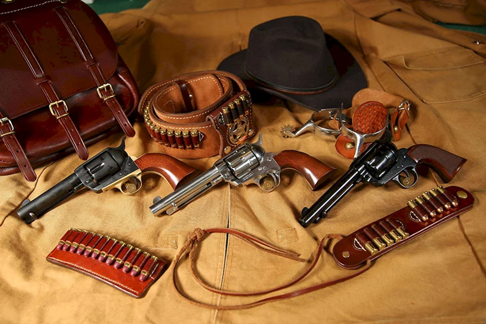 Револьверы ковбоев дикого Запада