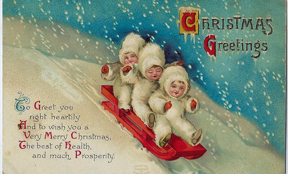 Рождественская открытка на голландском языке