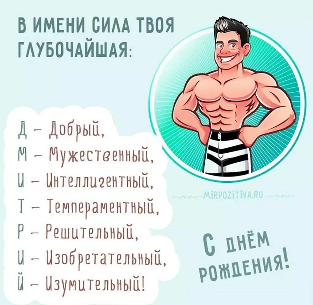 Открытки с Днём рождения по именам!