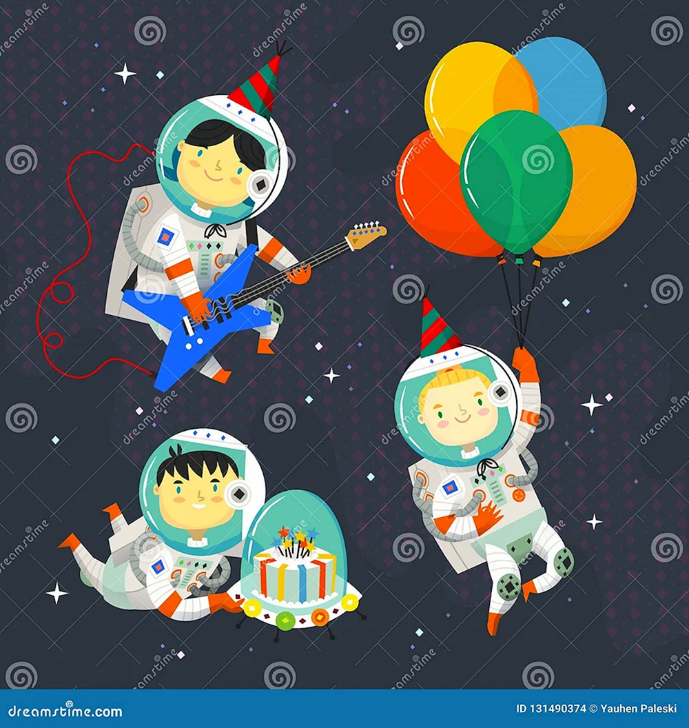 С днем рождения космонавт