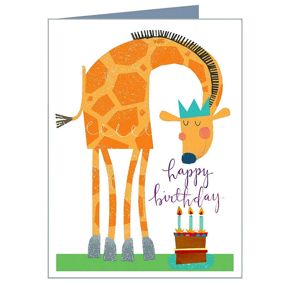 Стоковые векторные изображения по запросу Happy birthday giraffe