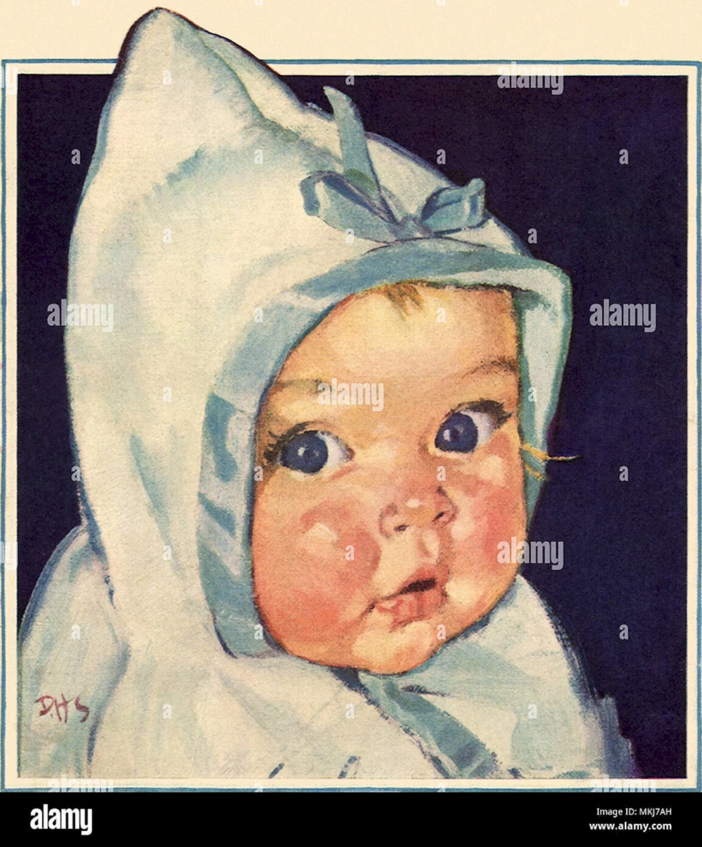 Советские открытки с младенцами