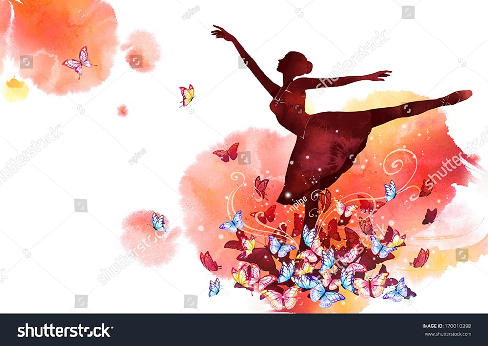 Танцы иллюстрация