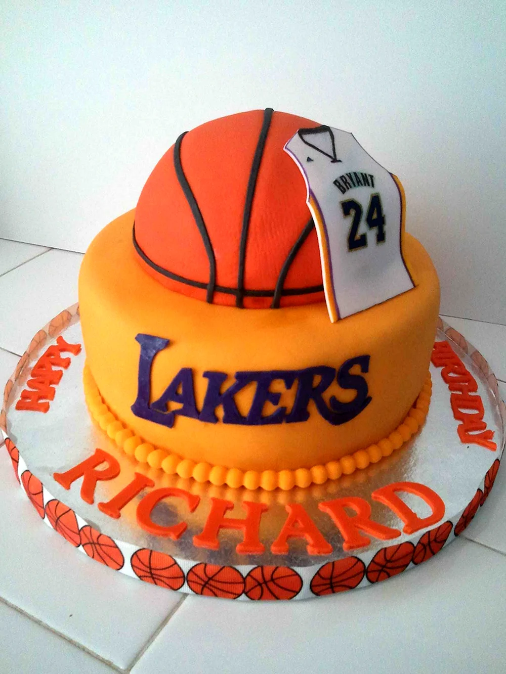 Торт баскетбольный Лайкерс