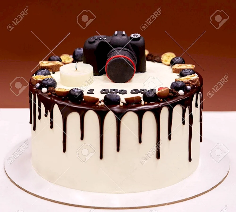 Торт для фотографа на день рождения