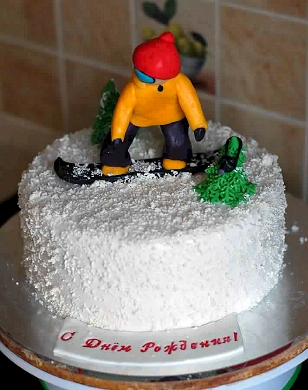 Торт для лыжника