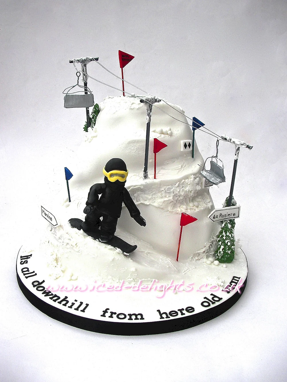 Торт для сноубордиста