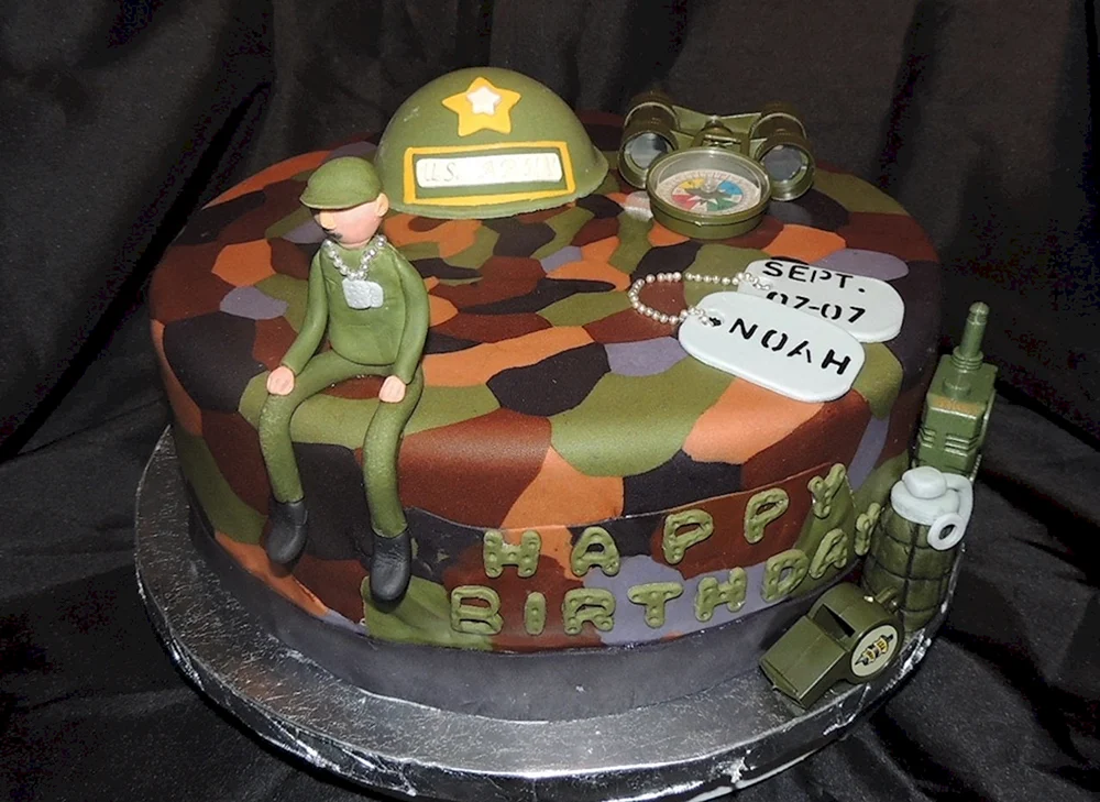 Торт для солдата на день рождения