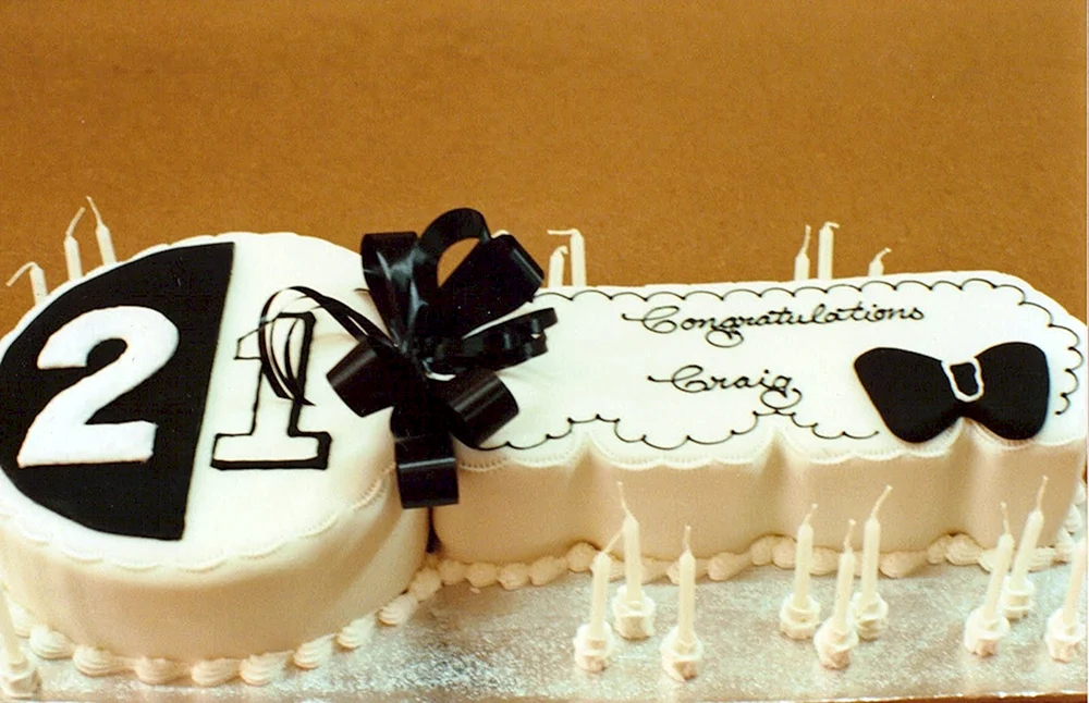 Торт на день рождения парню 21 год