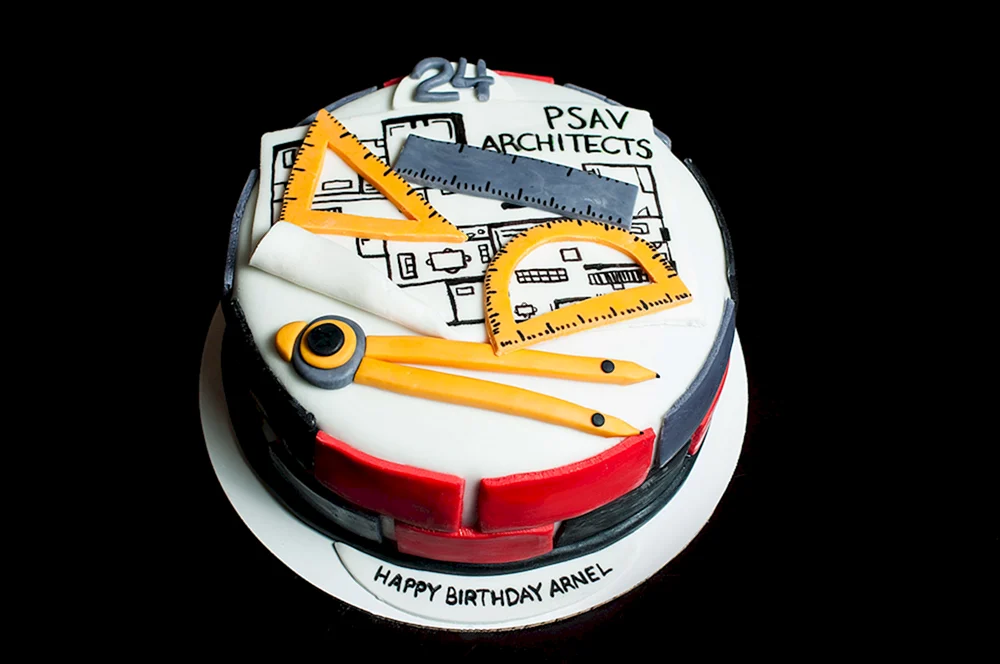 Торт на день рождения проектировщика