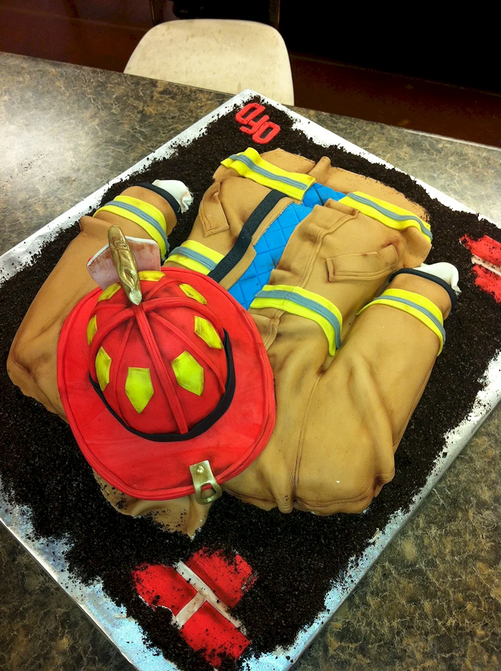 Торт пожарнику на день рождения