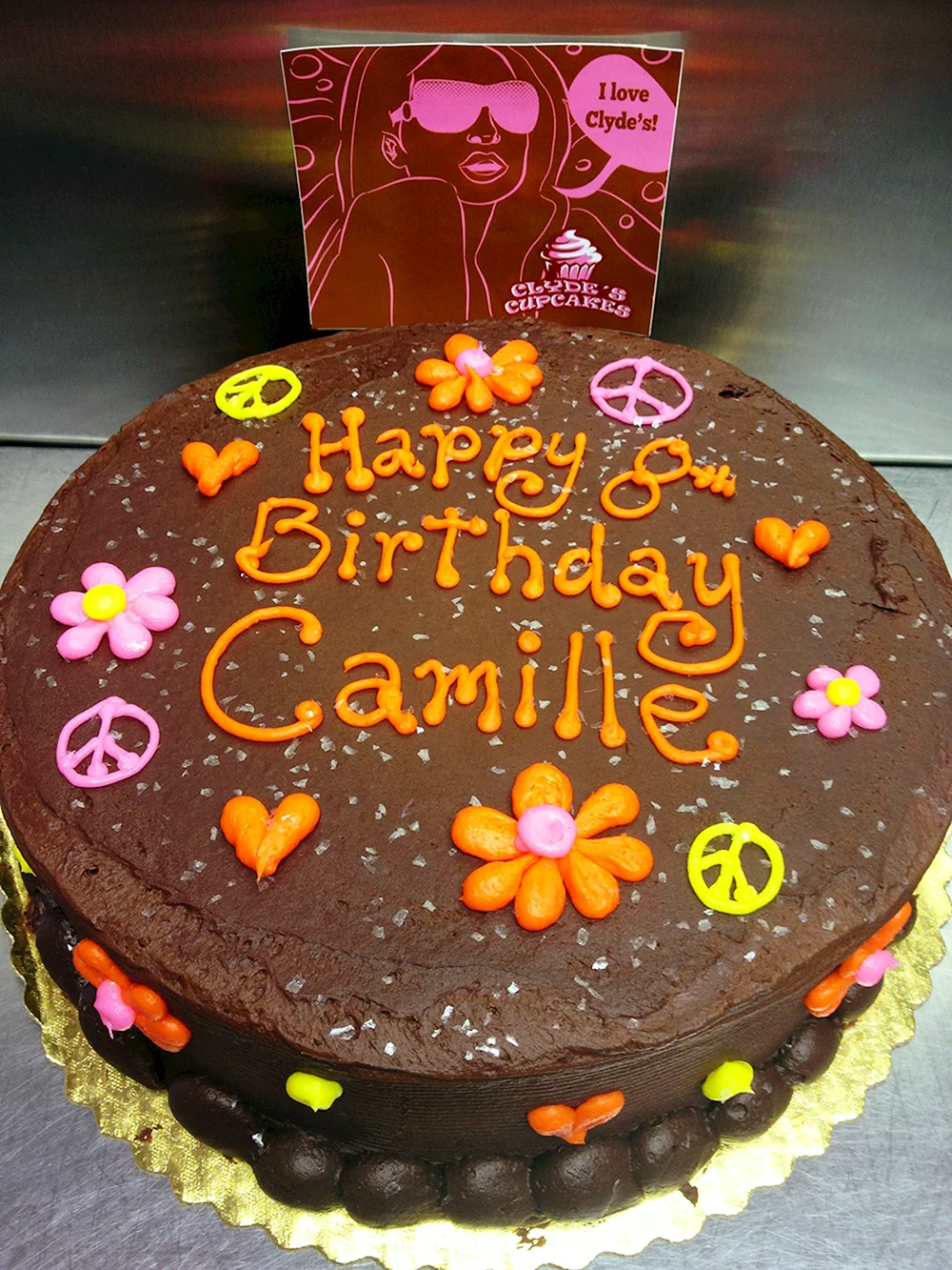 Торт с днем рождения Камилла
