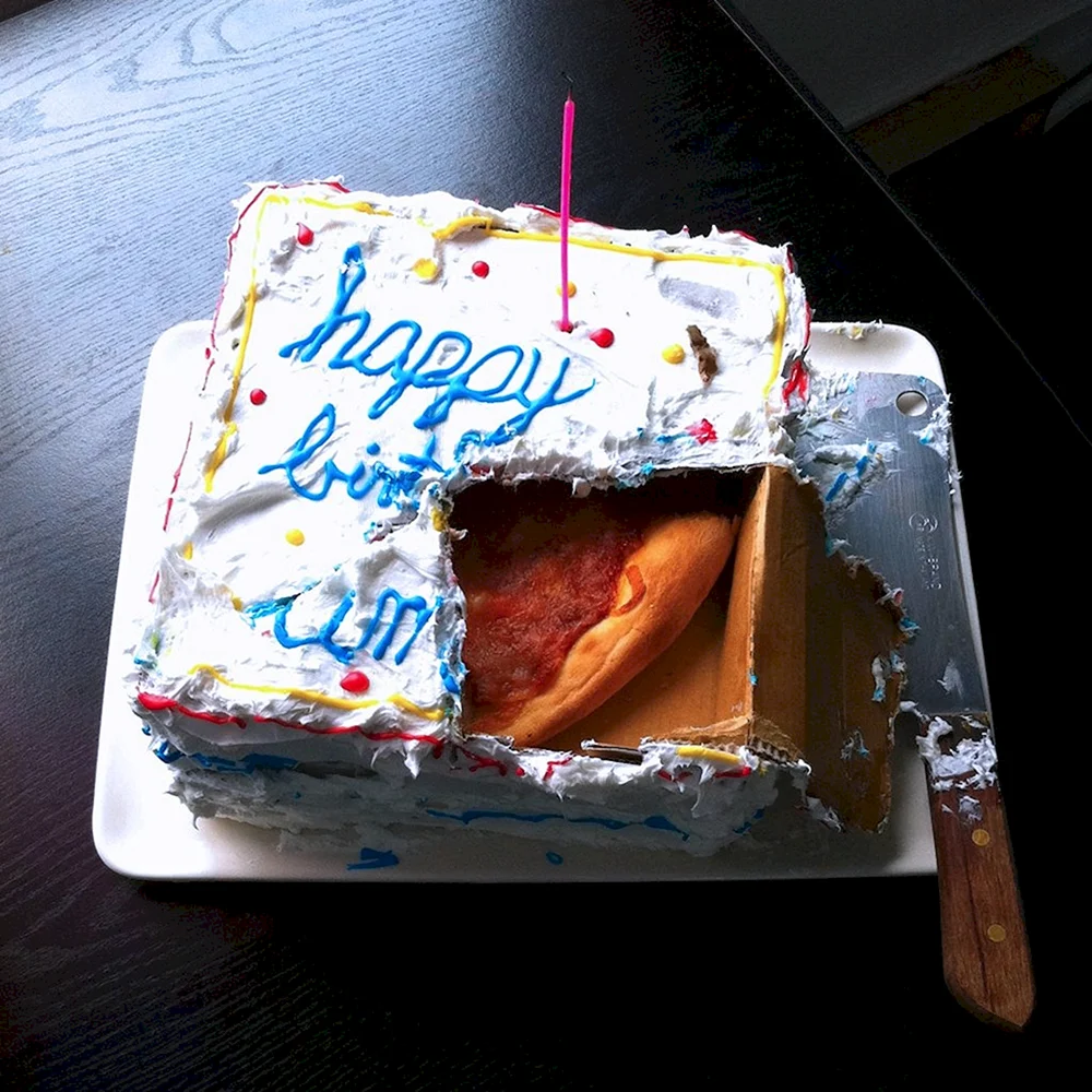 Торт себе на день рождения прикольные