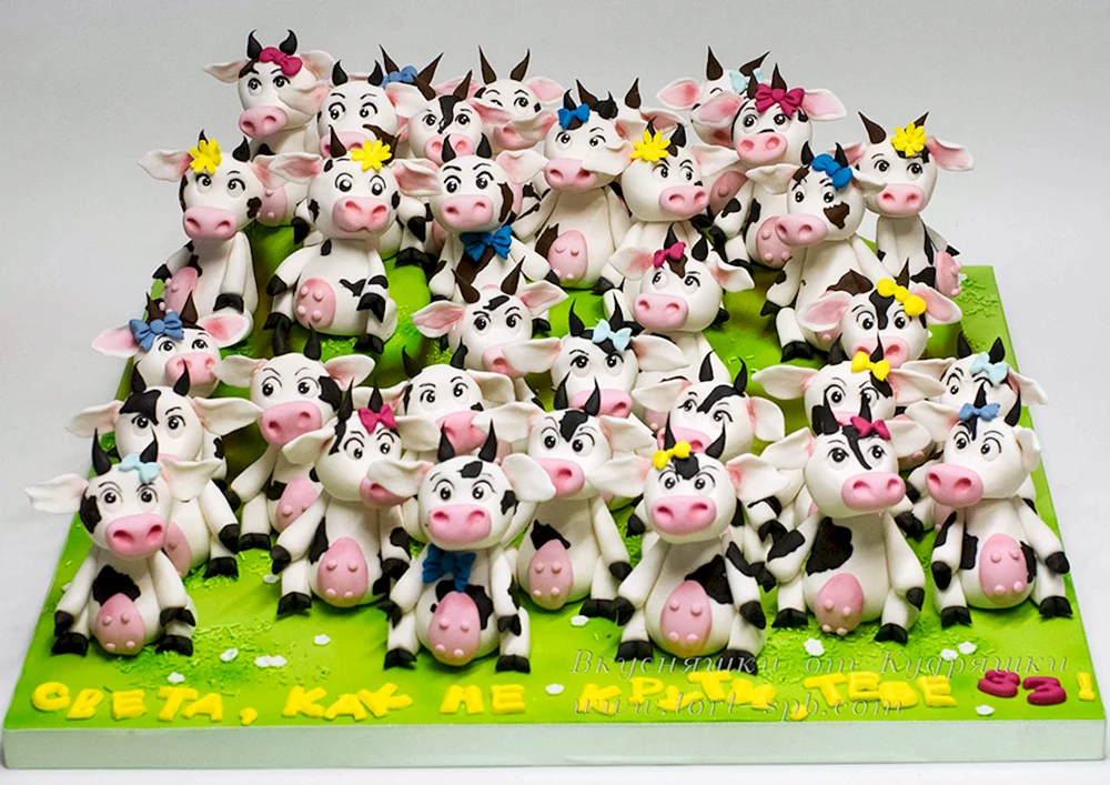 Торт тридцать три коровы