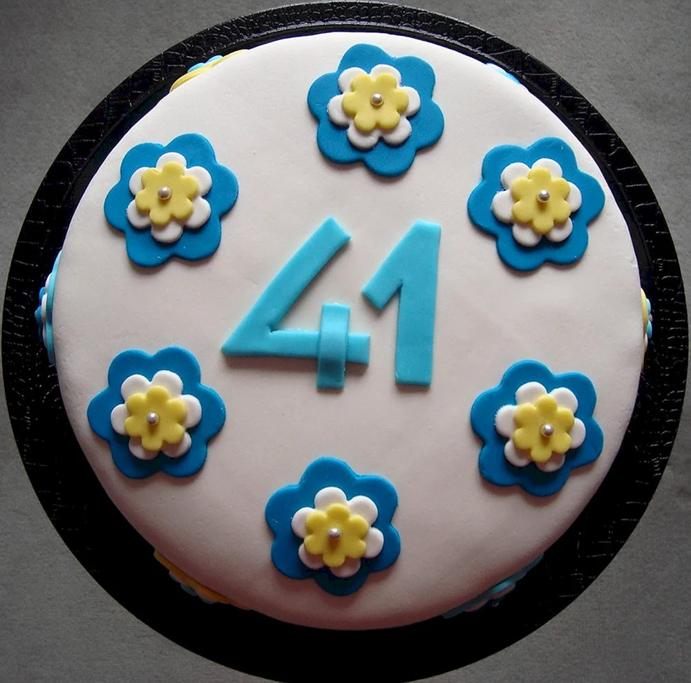Торт цифра 41
