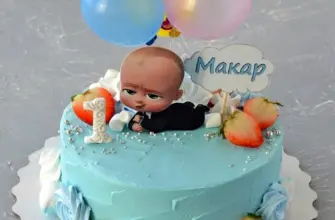 Тортик на год мальчику Макар