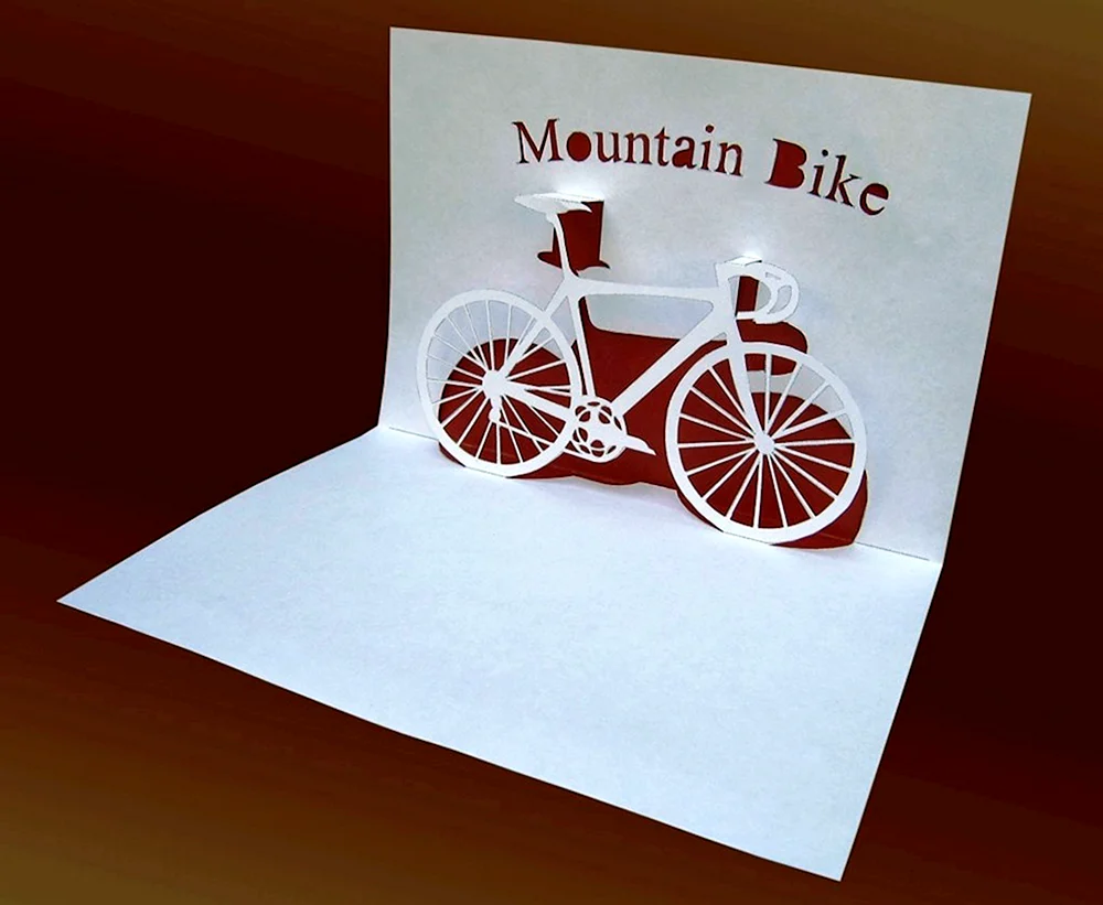 Велосипед из бумаги